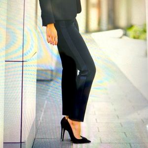 Spanx Perfect Black Pant, Ankle Tuxedo Slim Straight